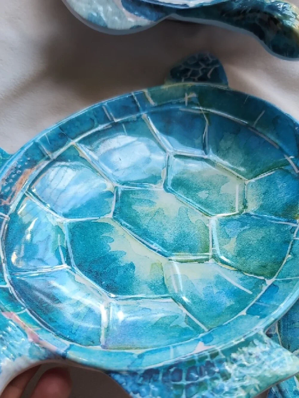 Pier 1 Melamine Sea Turtle 3 Plates And Bowl Set
